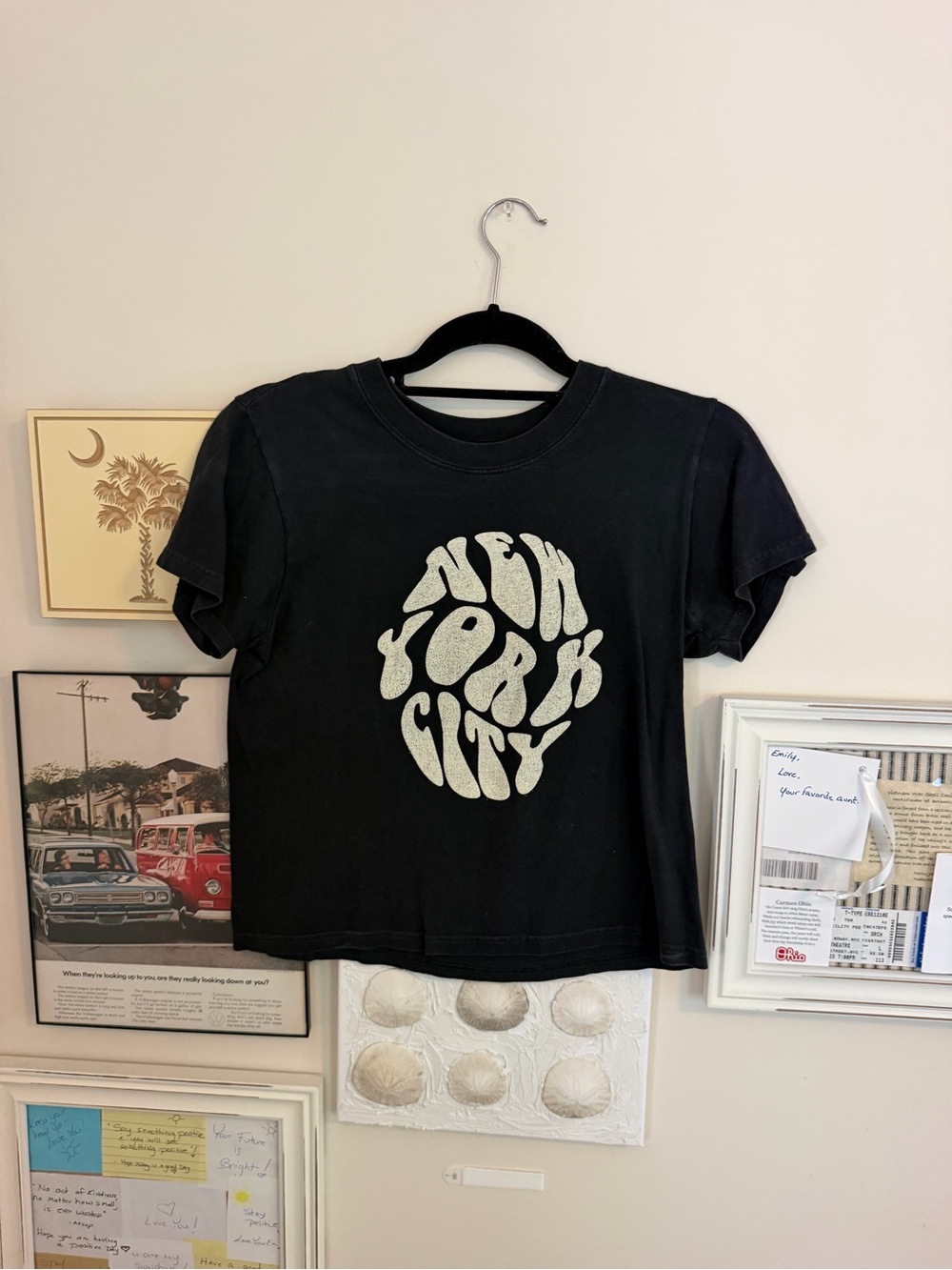 Brandy Melville Black New York City Graphic Tee